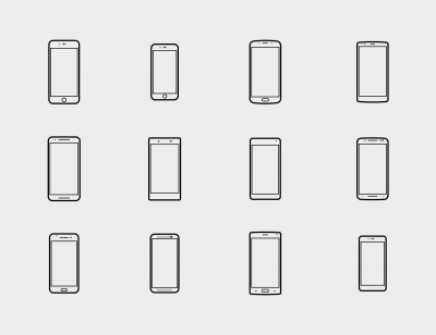 12个手机图标 .sketch下载