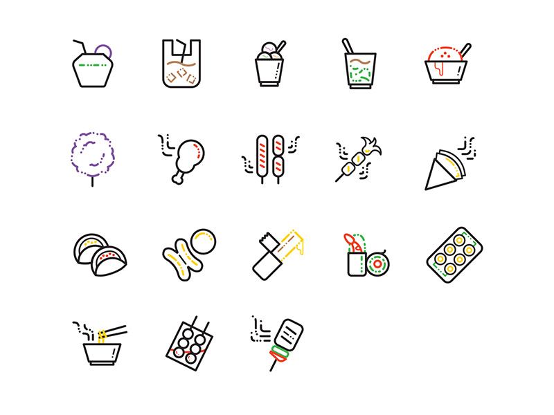 食物图标集  .sketch素材下载