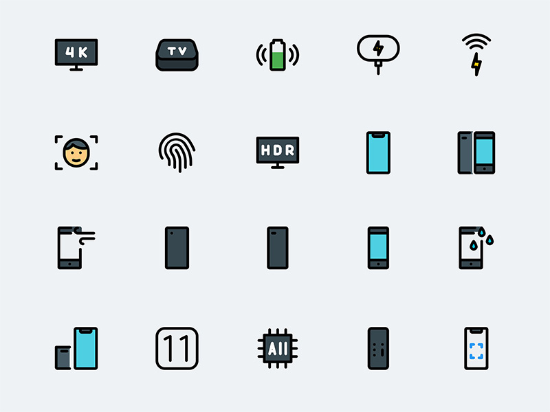 30个苹果设备相关图标.sketch素材下载