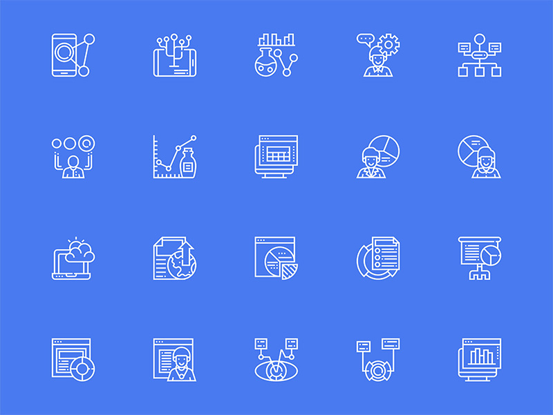 30个数据可视化图标 .sketch素材下载