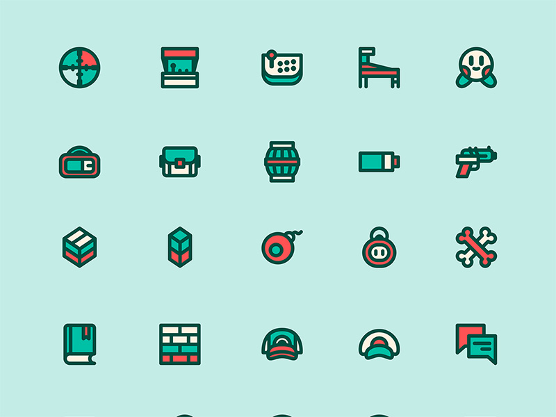 99个视频游戏图标.sketch素材下载