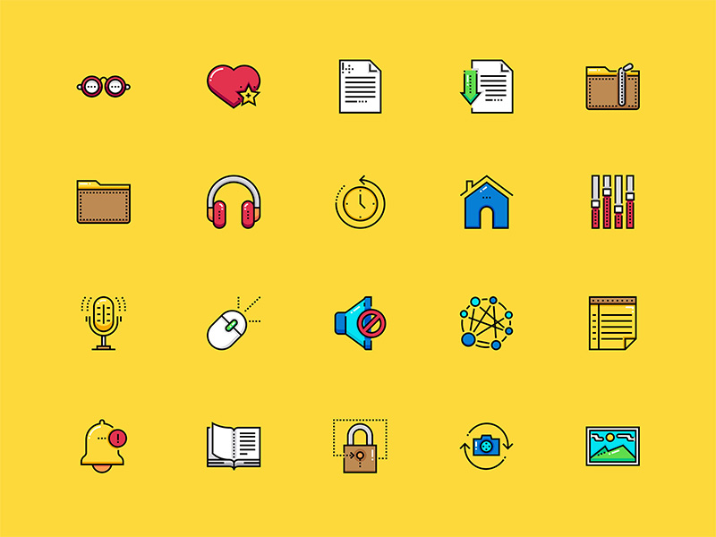 60个用户界面 图标 .sketch素材下载