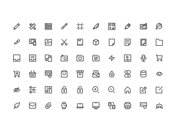 Nucleo实用小图标 .sketch素材下载