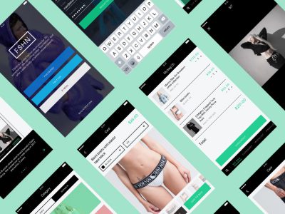 时装电商app ui .sketch素材下载