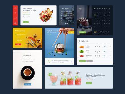 一组网页ui组件 .sketch素材下载