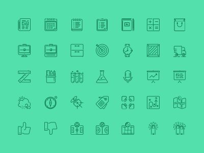 80个线条图标 .sketch素材下载