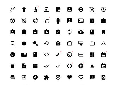 Material Design 图标集 2 .sketch素材下载