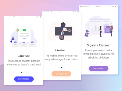 app onboarding页面 .xd素材下载