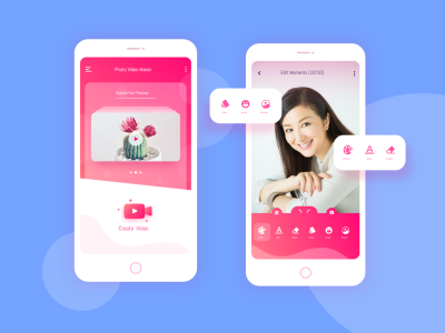 图片编辑app ui .xd素材下载