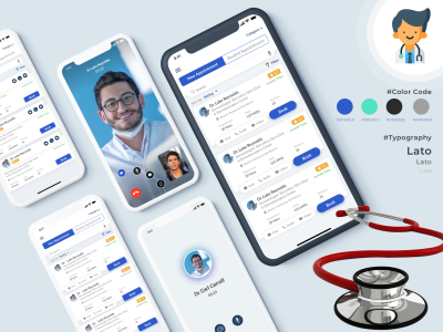 医疗app ui .sketch素材下载
