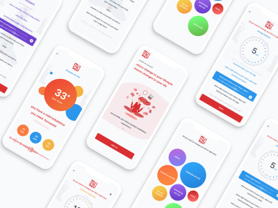 冥想app ui .sketch素材下载