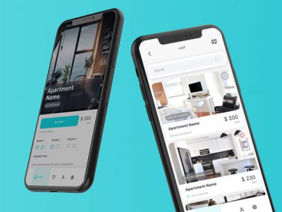Roomate 租房预订app ui .sketch素材下载