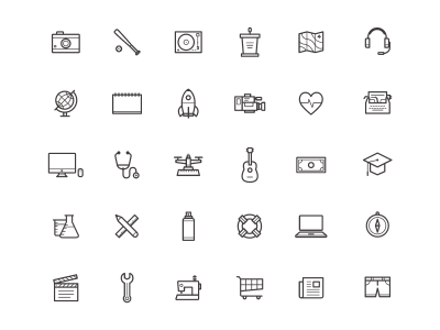 100个精致小图标 .sketch素材下载