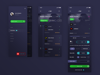 博彩app ui .psd素材下载