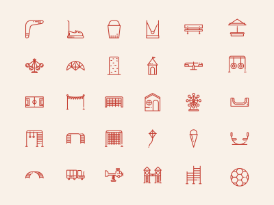 50个运动健身项目图标 .sketch素材下载