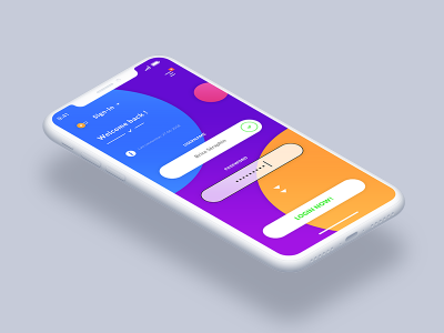 app 登录界面 .psd素材下载