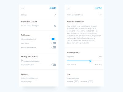 app profile setting ui .sketch素材下载