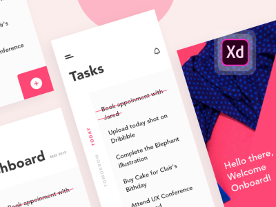 任务计划app ui .xd素材下载