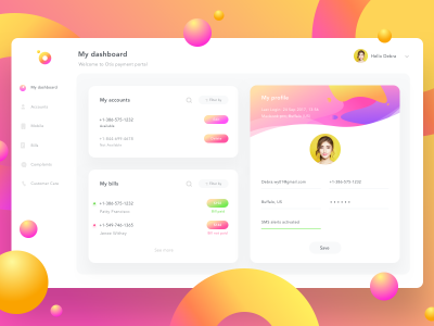 Otis mobile service dashboard .sketch素材下载