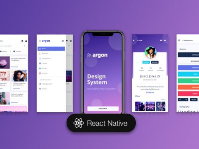 Argon React Native app模板 .html素材下载