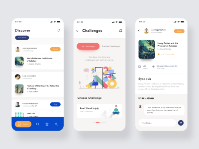 图书交换交易app ui .sketch素材下载