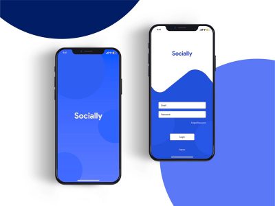 社交app ui .xd素材下载