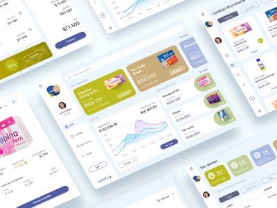 dashboard 网页模板 ipad版 .xd素材下载
