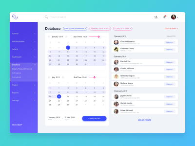 数据库管理后台dashboard .sketch素材下载