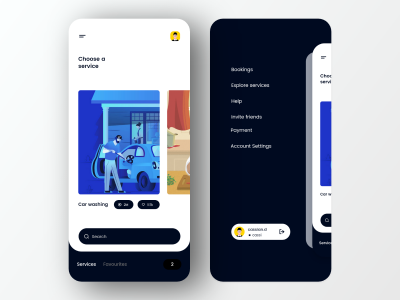 服务订阅app ui .xd素材下载