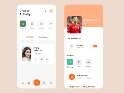 体育赛事app ui concept .sketch