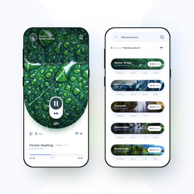 冥想、沉思app ui .fig素材下载