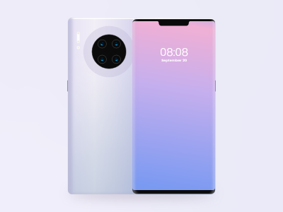 华为Huawei mate 30 mockup .xd .psd .ai素材下载