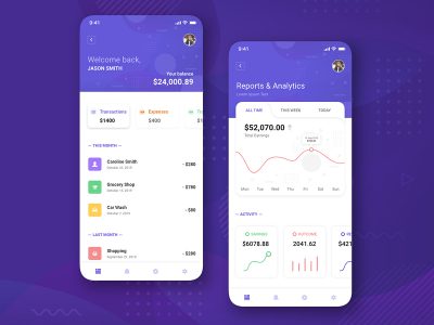 钱包app 账单页面 数据分析页面ui .xd素材下载