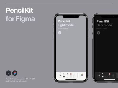 PencilKit 画图app ui .fig素材下载