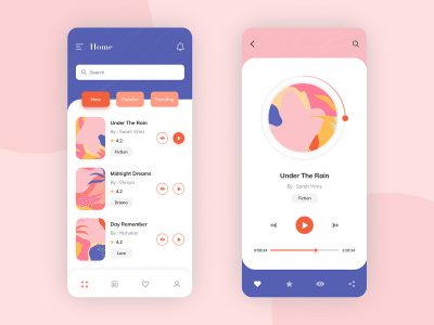Book App Concept .sketch素材下载