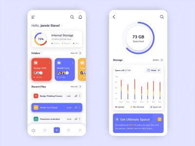 网盘app dashboard .sketch素材下载