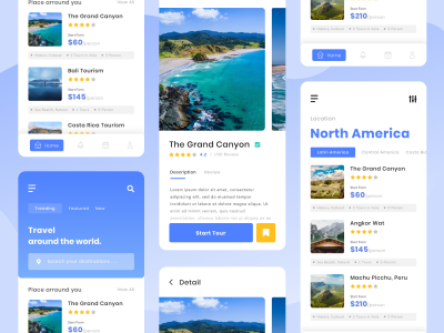 旅行app ui .fig素材下载