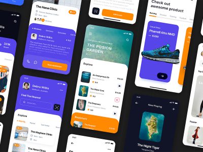 Helium 卡片式多用途UI kit .sketch素材下载