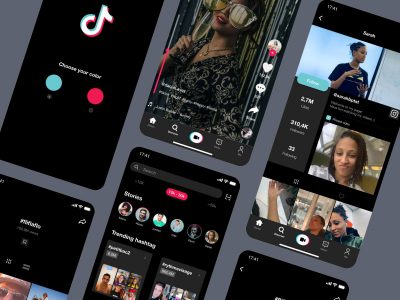 抖音TikTok Redesign ui .xd素材下载
