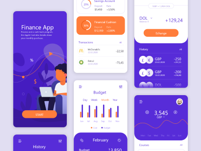 金融app ui .sketch素材下载