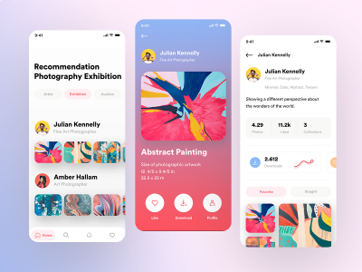 社交app ui .psd素材下载