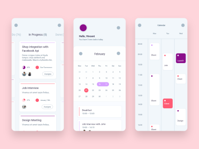 todolist 任务列表app ui .xd .sketch .fig .psd素材下载