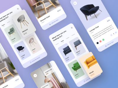 VR家居电商app ui .sketch素材下载