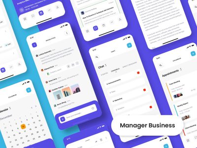 社交、项目管理app ui .sketch素材下载