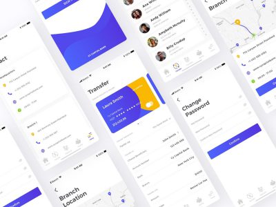 Cybank 金融银行app ui .xd .fig .sketch素材下载