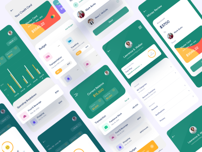 金融app ui .xd素材下载