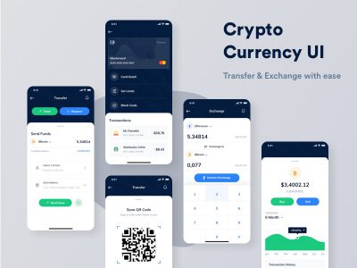 数字货币支付app ui .sketch素材下载