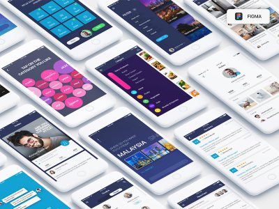 100+ app ui 模板Mountify .fig素材下载