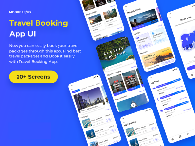 旅行旅游app ui .psd素材下载