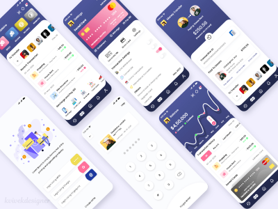 金融app 支付 钱包 转账页UI .xd素材下载